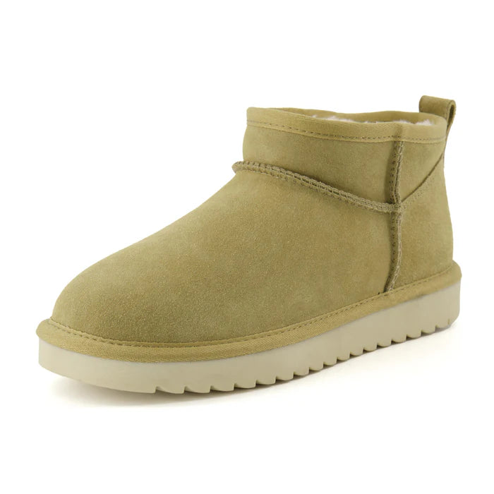 Hip 2 Cozy Women’s Suede Ankle Boots – Water-Resistant, Faux Shearling Lined, Memory Foam Comfort