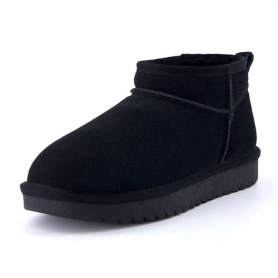 Hip 2 Cozy Women’s Suede Ankle Boots – Water-Resistant, Faux Shearling Lined, Memory Foam Comfort