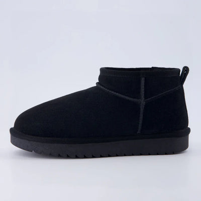 Hip 2 Cozy Women’s Suede Ankle Boots – Water-Resistant, Faux Shearling Lined, Memory Foam Comfort