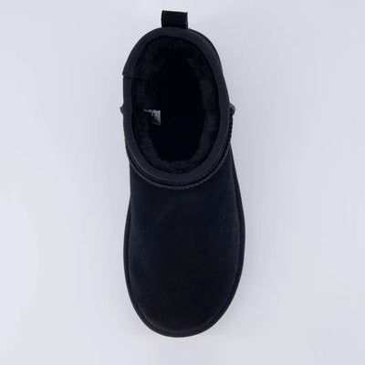 Hip 2 Cozy Women’s Suede Ankle Boots – Water-Resistant, Faux Shearling Lined, Memory Foam Comfort