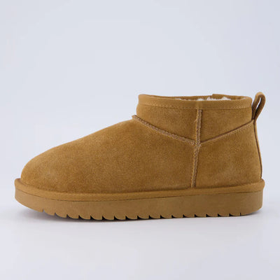 Hip 2 Cozy Women’s Suede Ankle Boots – Water-Resistant, Faux Shearling Lined, Memory Foam Comfort