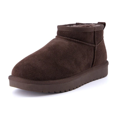 Hip 2 Cozy Women’s Suede Ankle Boots – Water-Resistant, Faux Shearling Lined, Memory Foam Comfort