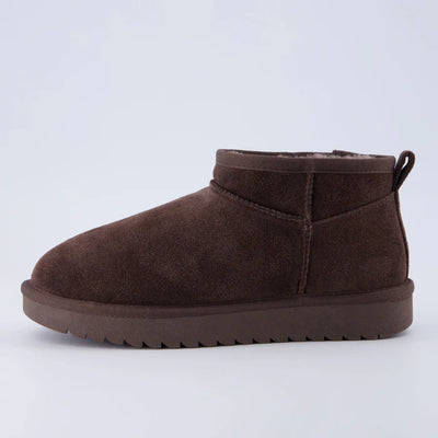 Hip 2 Cozy Women’s Suede Ankle Boots – Water-Resistant, Faux Shearling Lined, Memory Foam Comfort