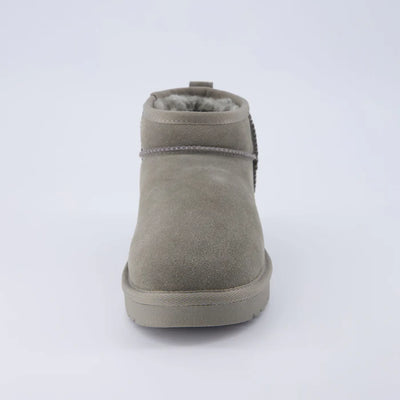Hip 2 Cozy Women’s Suede Ankle Boots – Water-Resistant, Faux Shearling Lined, Memory Foam Comfort
