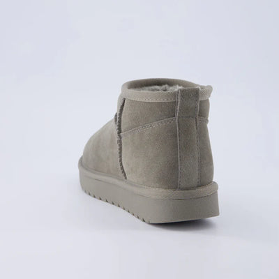 Hip 2 Cozy Women’s Suede Ankle Boots – Water-Resistant, Faux Shearling Lined, Memory Foam Comfort