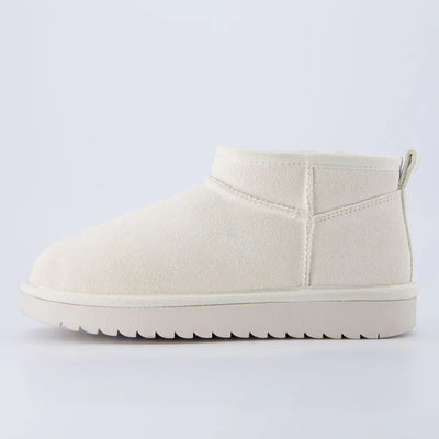 Hip 2 Cozy Women’s Suede Ankle Boots – Water-Resistant, Faux Shearling Lined, Memory Foam Comfort