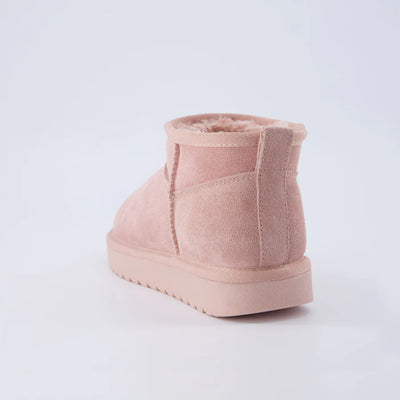 Hip 2 Cozy Women’s Suede Ankle Boots – Water-Resistant, Faux Shearling Lined, Memory Foam Comfort