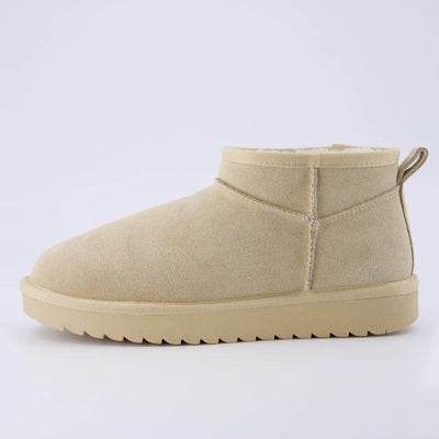 Hip 2 Cozy Women’s Suede Ankle Boots – Water-Resistant, Faux Shearling Lined, Memory Foam Comfort