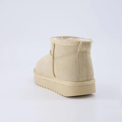 Hip 2 Cozy Women’s Suede Ankle Boots – Water-Resistant, Faux Shearling Lined, Memory Foam Comfort