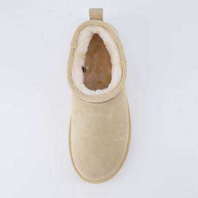 Hip 2 Cozy Women’s Suede Ankle Boots – Water-Resistant, Faux Shearling Lined, Memory Foam Comfort