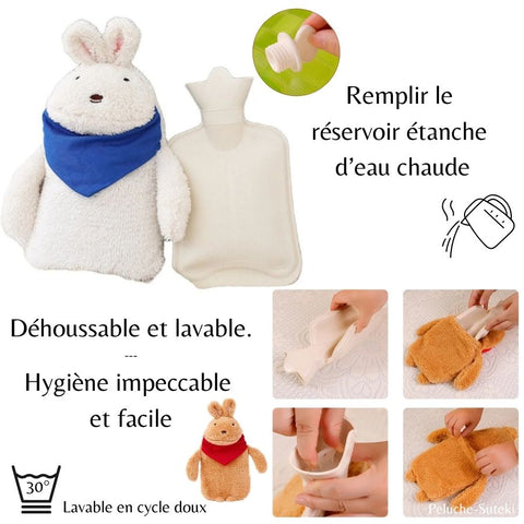 Bouillotte Peluche - Lapin