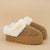 Husky Women’s Suede Platform Mule – Cozy Faux Fur Lining, Water-Resistant, Slip-On Comfort